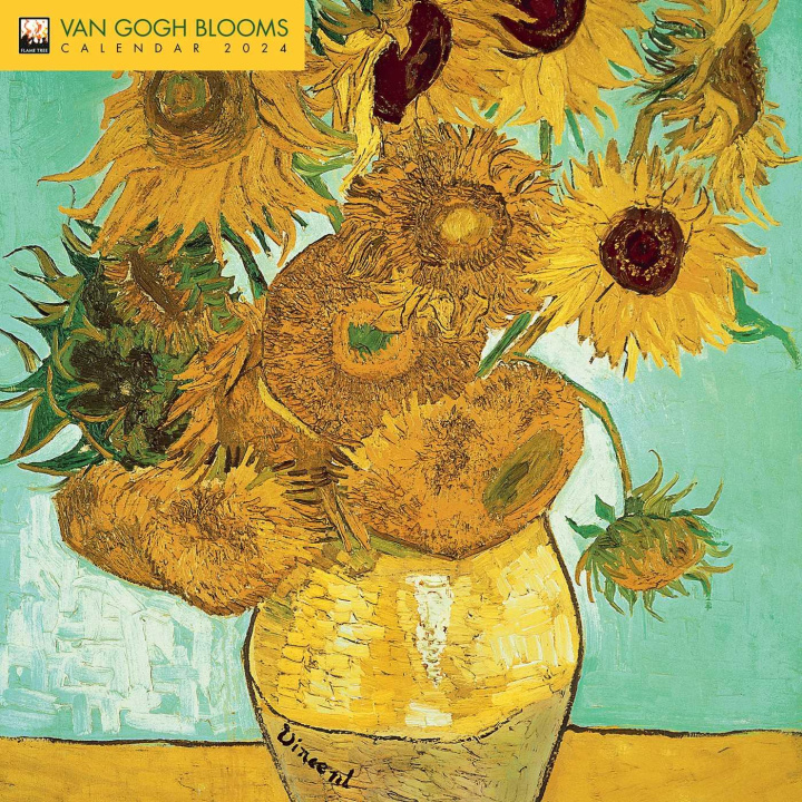 Kalendár/Diár Vincent Van Gogh Blooms Wall Calendar 2024 (Art Calendar) 