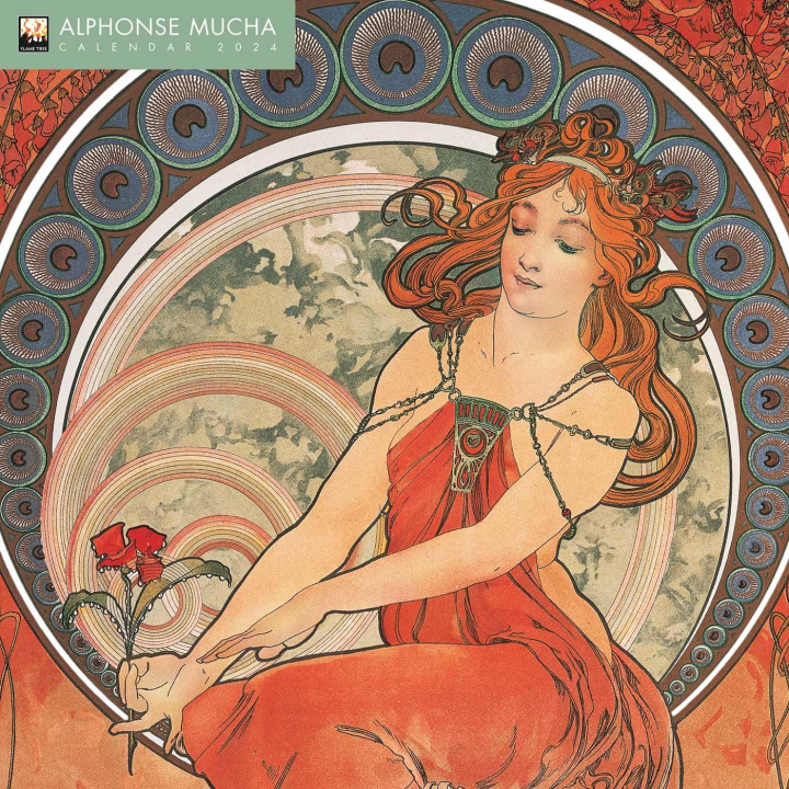 Alphonse Mucha Wall Calendar 2024 (Art Calendar) | Calendar/Diary calendar  | Libristo - EU