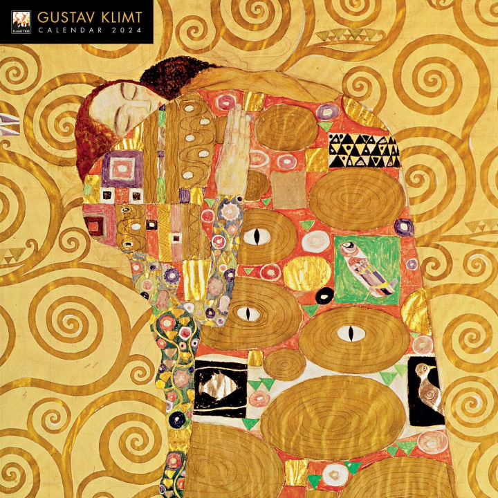 Календар/тефтер Gustav Klimt Wall Calendar 2024 (Art Calendar) 