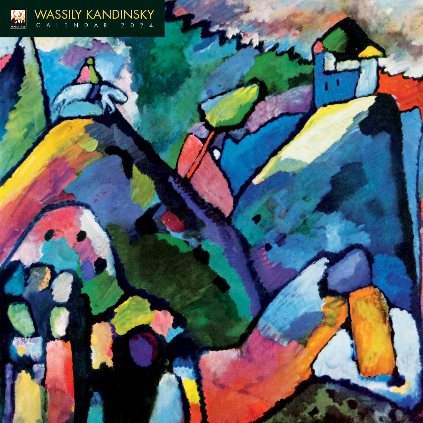 Kalendár/Diár Wassily Kandinsky Wall Calendar 2024 (Art Calendar) 