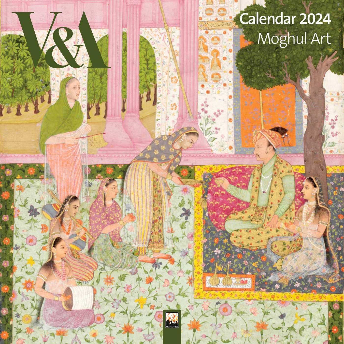 Календар/тефтер V&a: Moghul Art Wall Calendar 2024 (Art Calendar) 