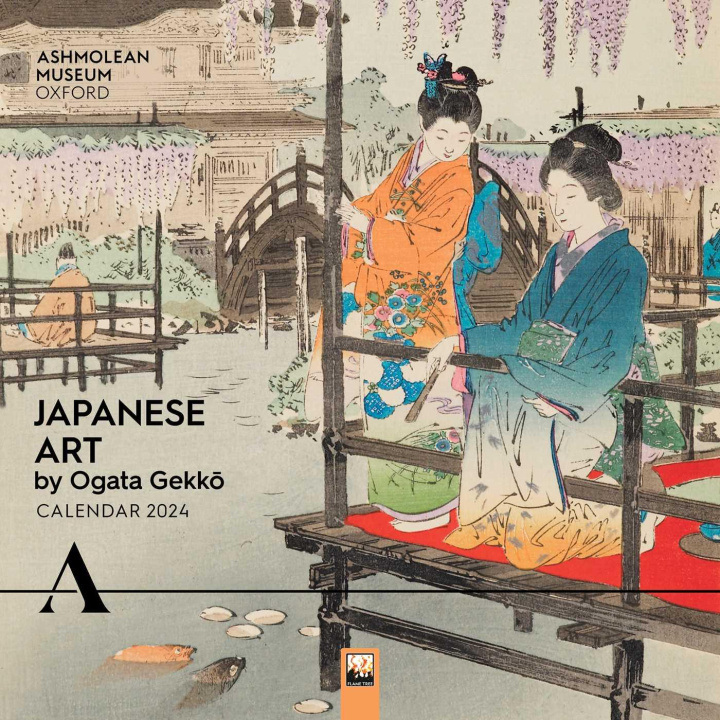 Kalendarz/Pamiętnik Ashmolean Museum: Japanese Art by Ogata Gekko Wall Calendar 2024 (Art Calendar) 