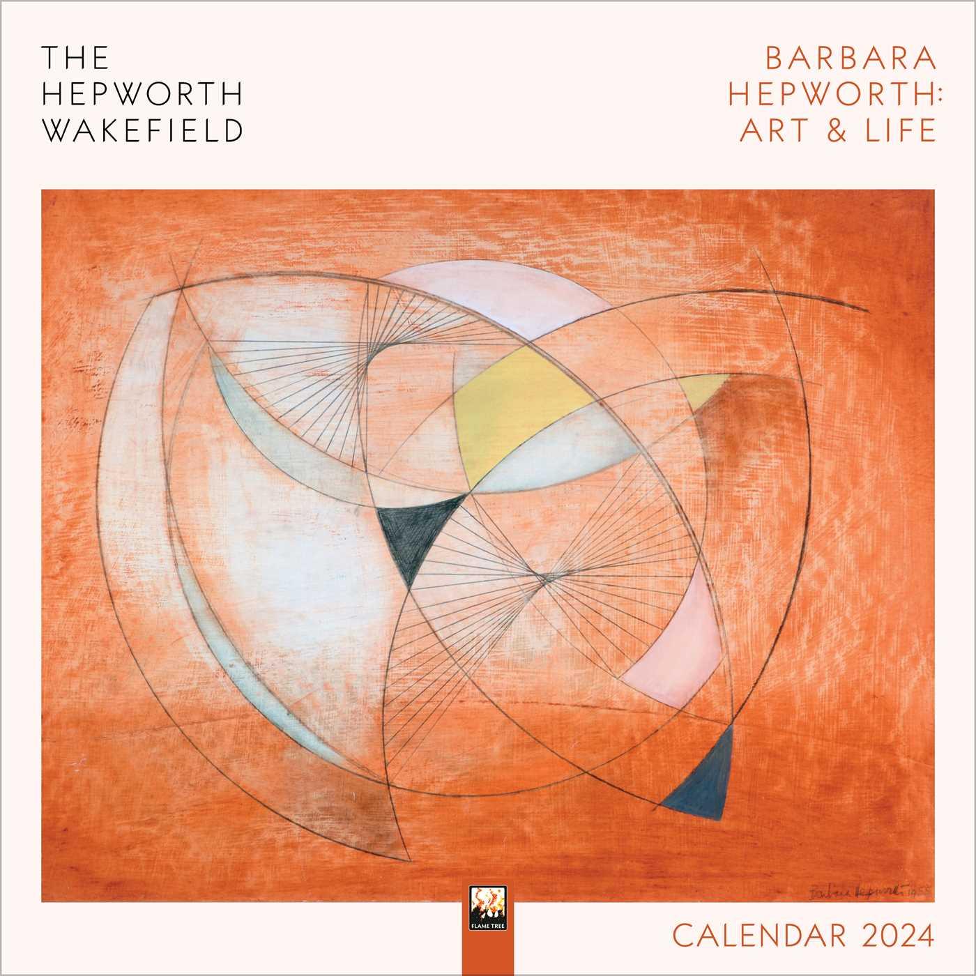 Naptár/Határidőnapló The Hepworth Wakefield: Barbara Hepworth: Art & Life Wall Calendar 2024 (Art Calendar) 