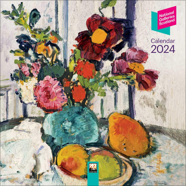 Kalendarz/Pamiętnik National Galleries Scotland: Floral Mini Wall Calendar 2024 (Art Calendar) 