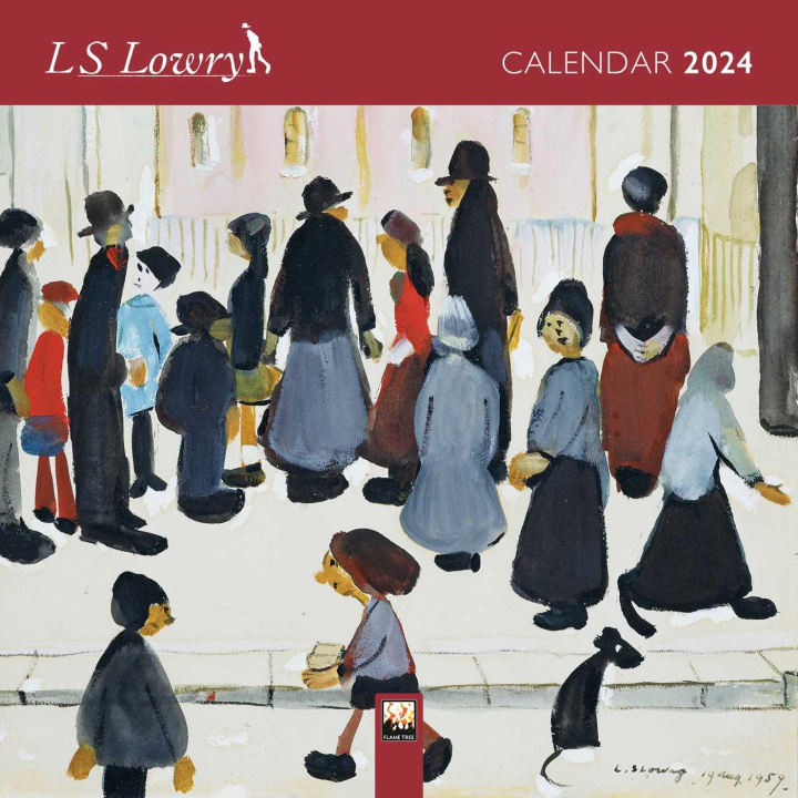 Календар/тефтер L.S. Lowry Mini Wall Calendar 2024 (Art Calendar) 