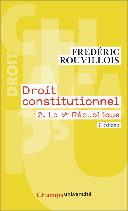 Buch Droit constitutionnel Rouvillois