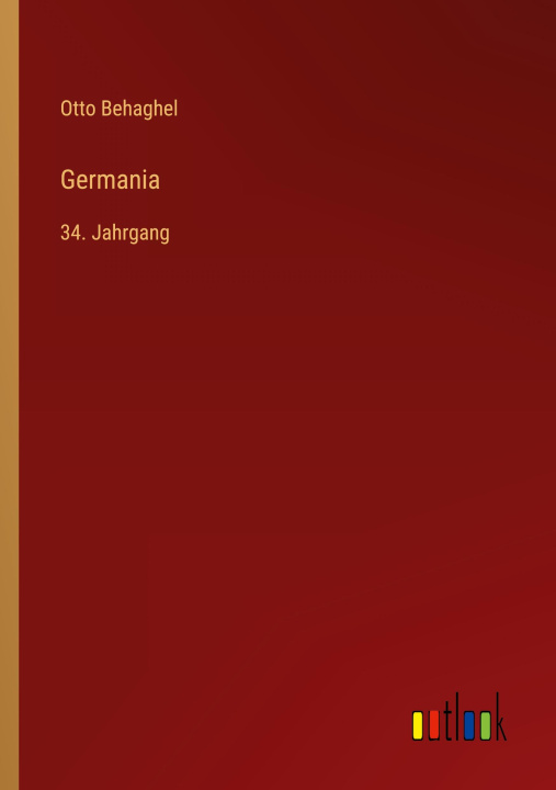 Knjiga Germania Otto Behaghel