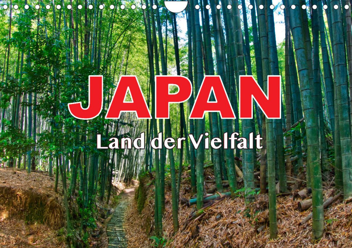 Naptár/Határidőnapló Japan - Land der Vielfalt (Wandkalender 2024 DIN A4 quer) 
