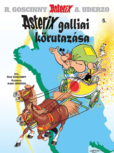 Książka Asterix 5. - Asterix galliai körutazása René Goscinny