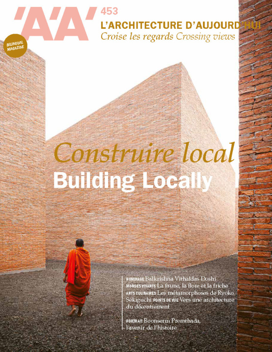 Carte L'Architecture d'aujourd'hui AA n°453 : Construire local - Fev 2023 