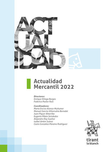 Книга Actualidad Mercantil 2022 ANTON JUAREZ