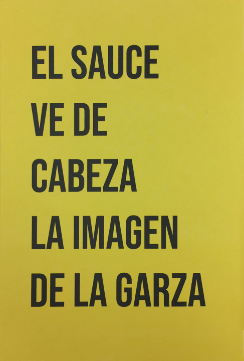 Kniha EL SAUCE VE DE CABEZA LA IMAGEN DE LA GARZA Lozano