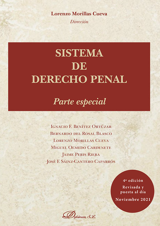Könyv Sistema de derecho penal. Parte especial 