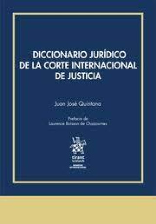 Kniha Diccionario juridico de la corte internacional de justicia QUINTANA