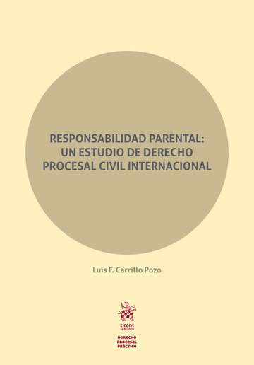 Kniha RESPONSABILIDAD PARENTAL: UN ESTUDIO DE DERECHO PROCESAL CIVIL IN 