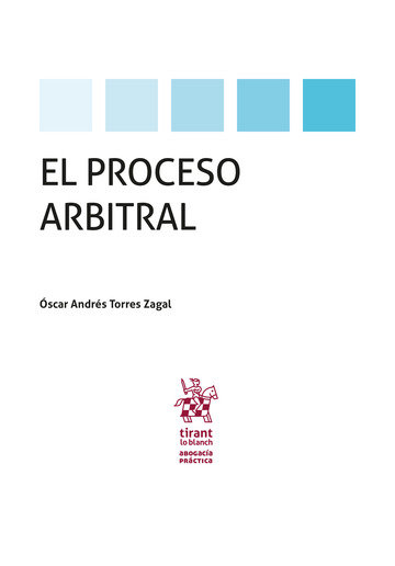 Kniha El Proceso Arbitral TORRES ZAGAL