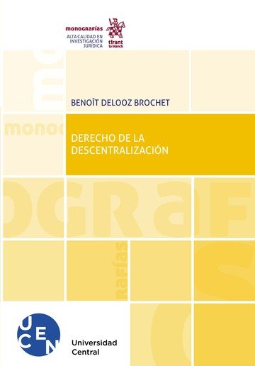 Carte DERECHO DE LA DESCENTRALIZACION DELOOZ BROCHET