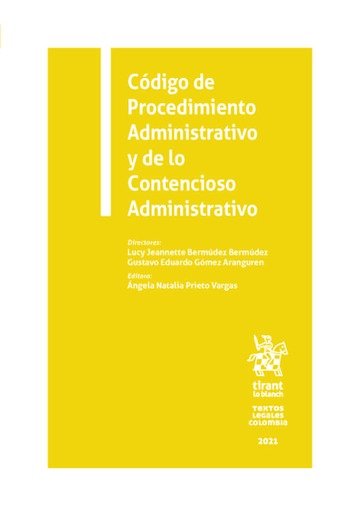 Carte CODIGO DE PROCEDIMIENTO ADMINISTRATIVO Y DE LO CONTENCIOSO A BERMUDEZ BERMUDEZ
