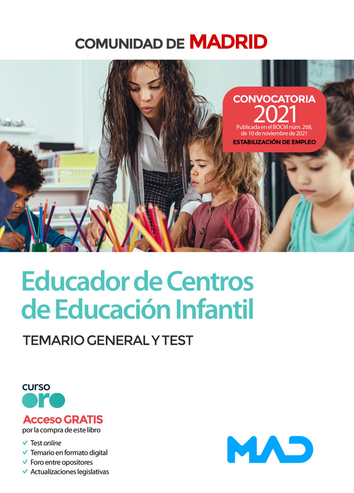 Kniha EDUCADOR ESPECIALIDAD DE CENTROS DE EDUCACION INFANTIL, (ES 7 EDITORES