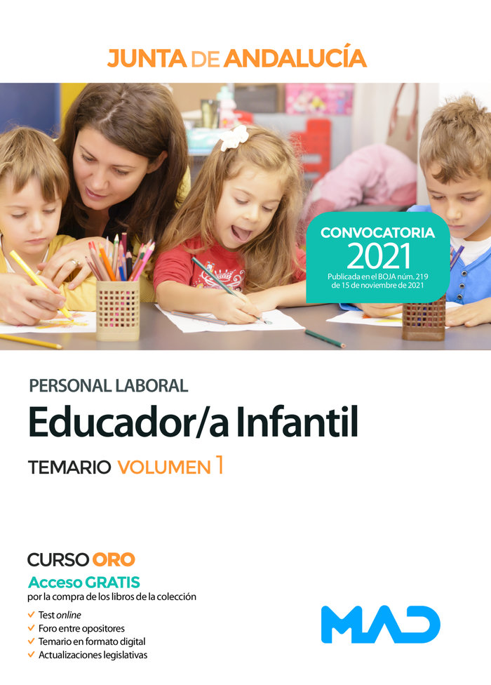 Knjiga EDUCADOR INFANTIL VOL 1 JUNTA ANDALUCIA 