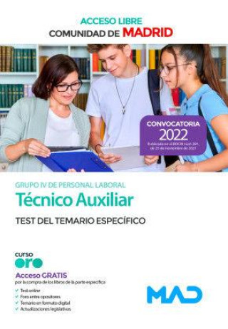 Kniha TECNICO AUXILIAR GRUPO IV COMUNIDAD MADRID (ACCESO CLAVIJO GAMERO