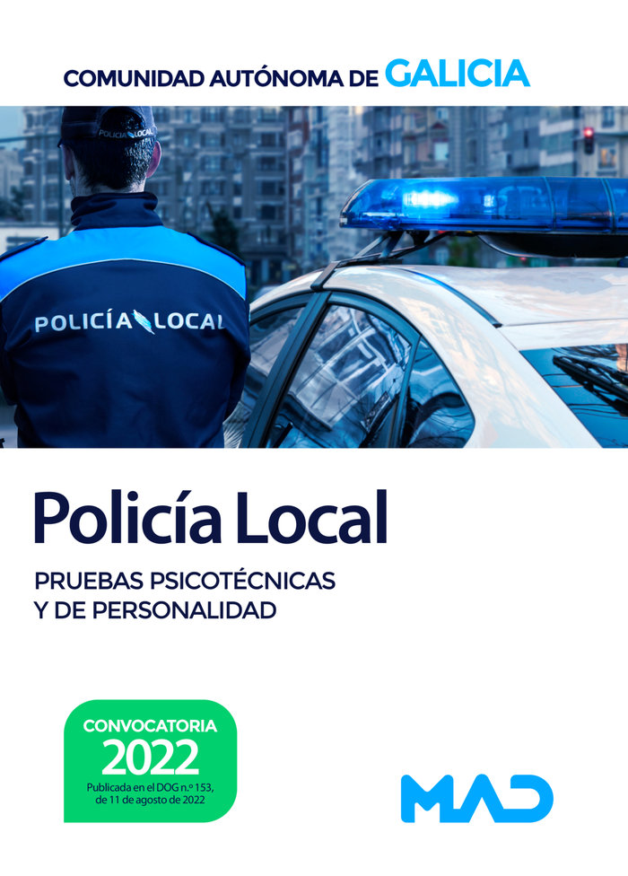 Book POLICIA LOCAL COMUNIDAD AUTONOMA GALICIA PRUEBAS P CLAVIJO GAMERO