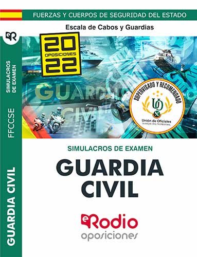 Knjiga SIMULACROS DE EXAMEN. GUARDIA CIVIL. ESCALA DE CAB 