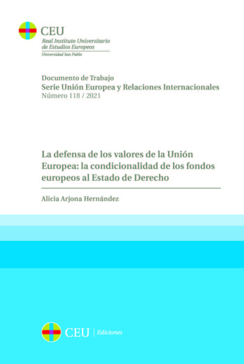 Książka LA DEFENSA DE LOS VALORES DE LA UNION EUROPEA LA CONDICIONA ARJONA HERNANDEZ