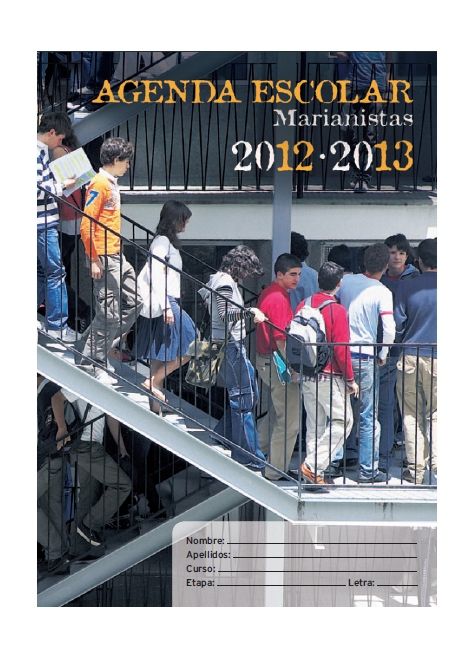 Kniha Marianistas. Agenda escolar 2012-2013. Secundaria EQUIPO DE AUTORES DE LA FAMILIA MARIANIS