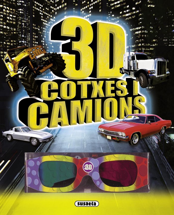 Kniha Cotxes i camions 3D Susaeta