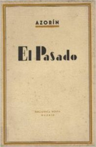Book El pasado AZORIN