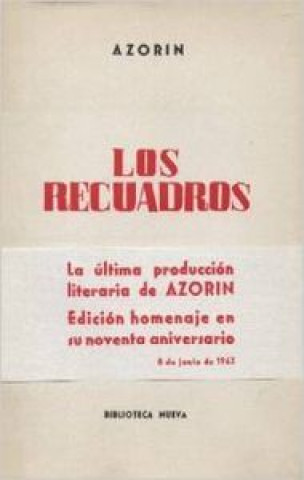 Knjiga Los recuadros AZORIN