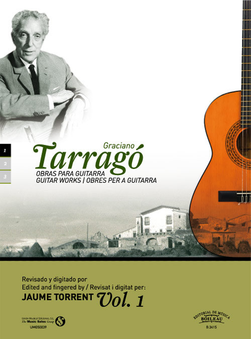 Książka Obras para guitarra, Vol. 1 TARRAGO PONS
