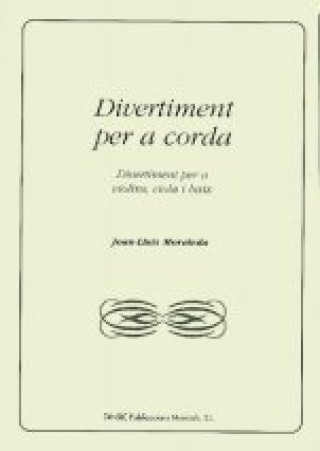 Boek Divertiment per a corda MORALEDA