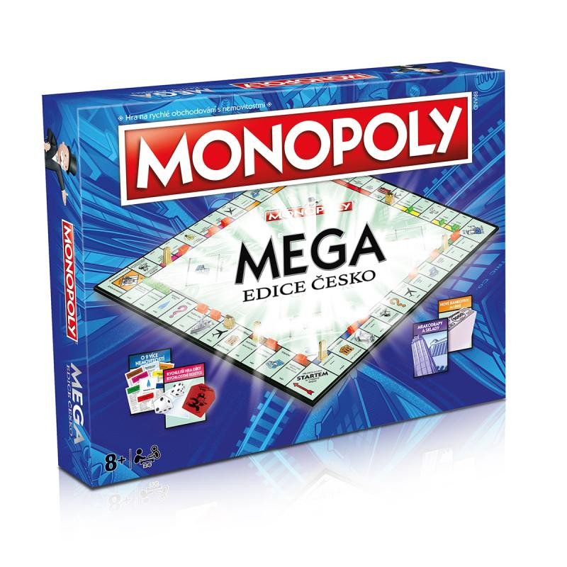 Hra/Hračka Monopoly MEGA CZ - rodinná hra 