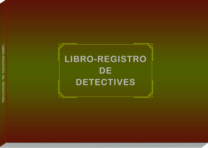 Carte LIBRO REGISTRO DE DETECTIVES REY ALI