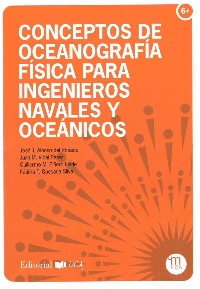 Könyv CONCEPTOS DE OCEANOGRAFIA FISICA PARA INGENIEROS NAVALES Y O ALONSO DEL ROSARIO