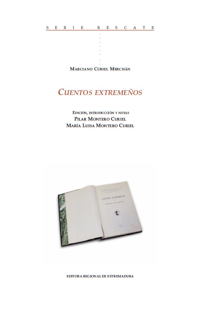 Book Cuentos extremeños Curiel Merchán