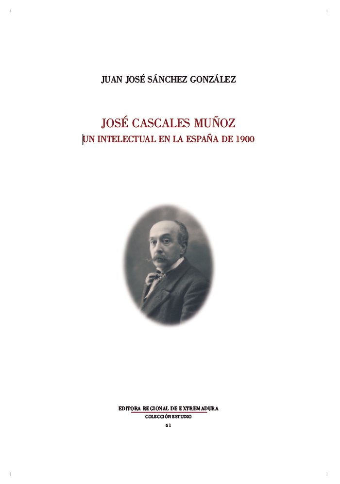 Kniha José Cascales Muñoz Sánchez González