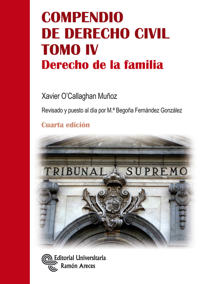 Kniha COMPENDIO DE DERECHO CIVIL TOMO IV. Derecho de la familia O'Callaghan Muñoz