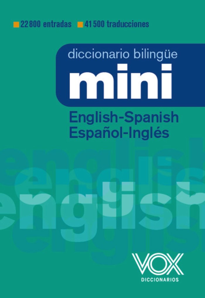 Kniha DICCIONARIO MINI ENGLISH SPANISH ESPAÑOL INGLES VOX EDITORIAL