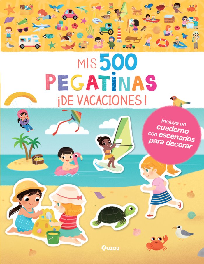 Könyv Mis 500 pegatinas. Vacaciones 