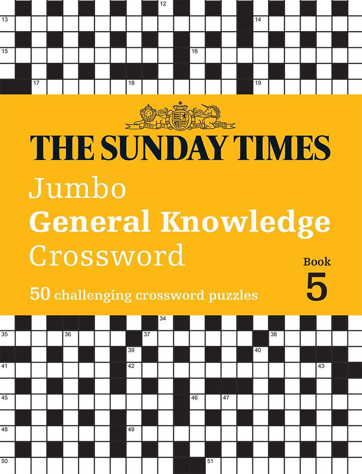 Book Sunday Times Jumbo General Knowledge Crossword Book 5 The Times Mind Games