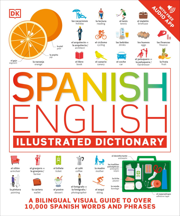 Book Spanish English Illustrated Dictionary DK