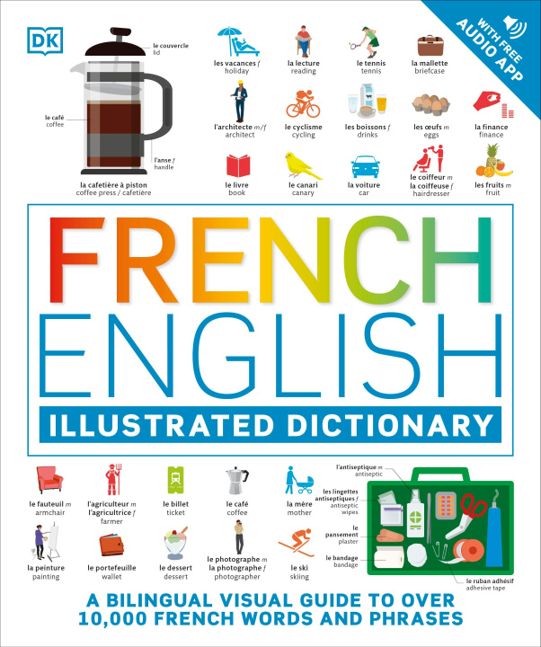 Книга French English Illustrated Dictionary DK