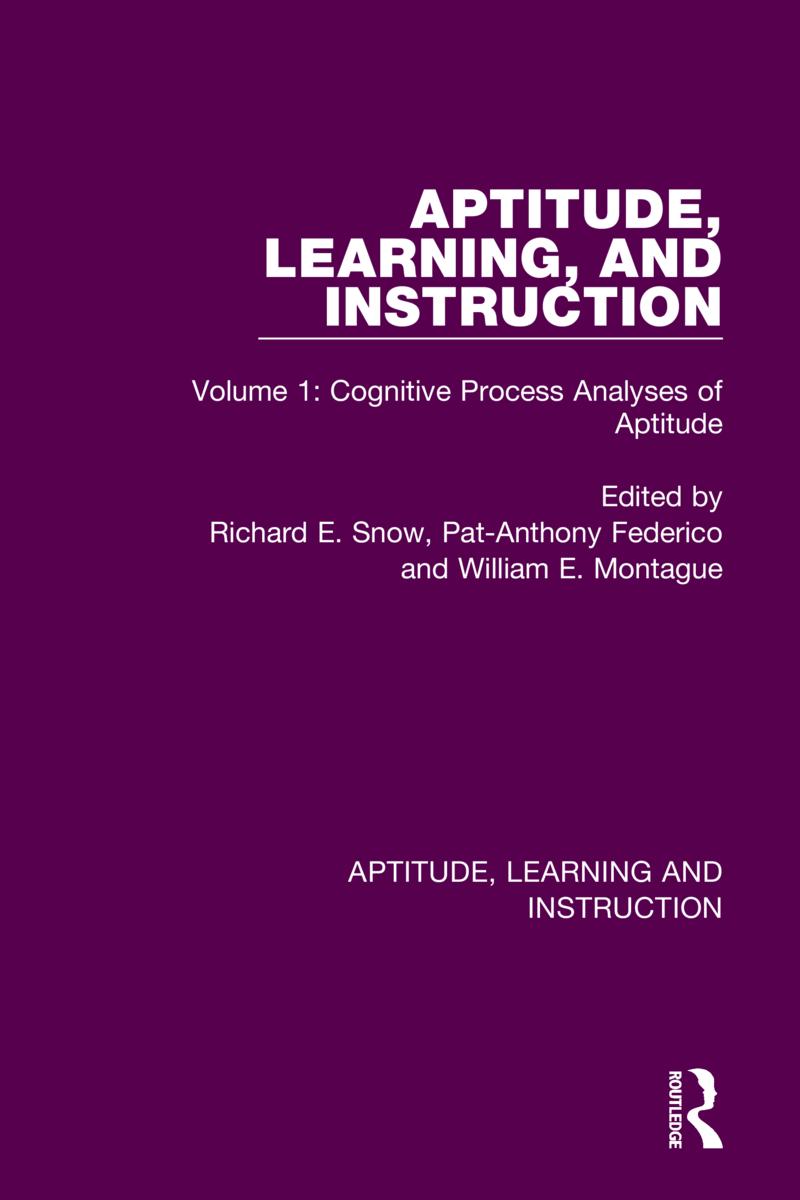 Boek Aptitude, Learning, and Instruction Richard E. Snow
