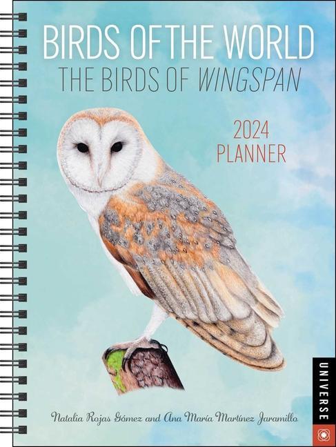 Kalendár/Diár Birds of the World: The Birds of Wingspan 2024 Planner Ana Maria Martinez