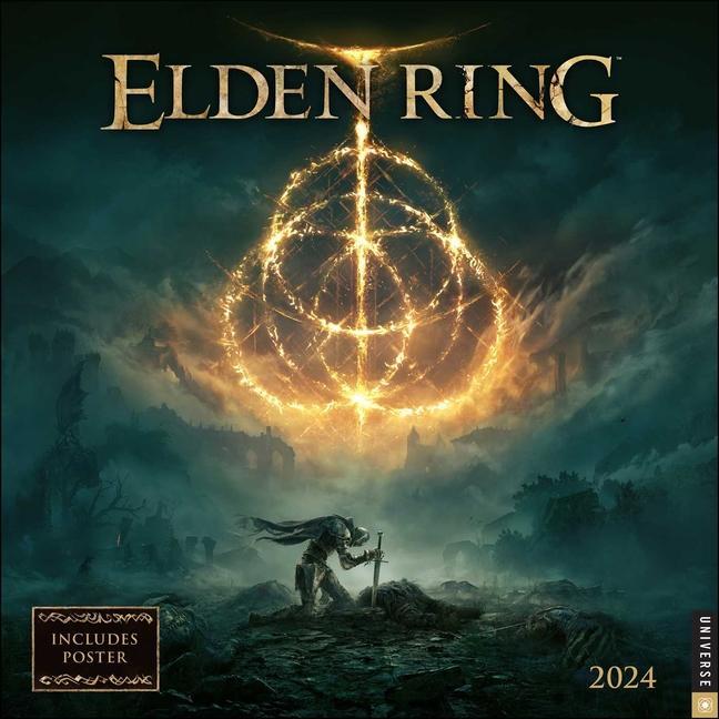 Naptár/Határidőnapló Elden Ring 2024 Wall Calendar Universe Publishing