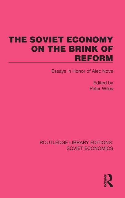 Boek Soviet Economy on the Brink of Reform Peter Wiles