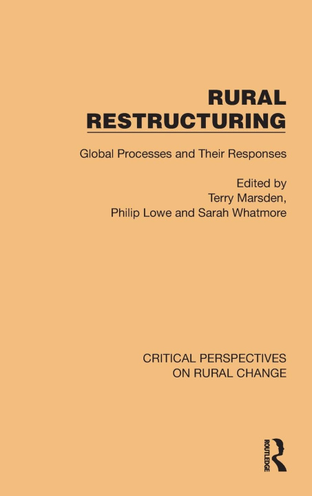 Knjiga Rural Restructuring Terry Marsden